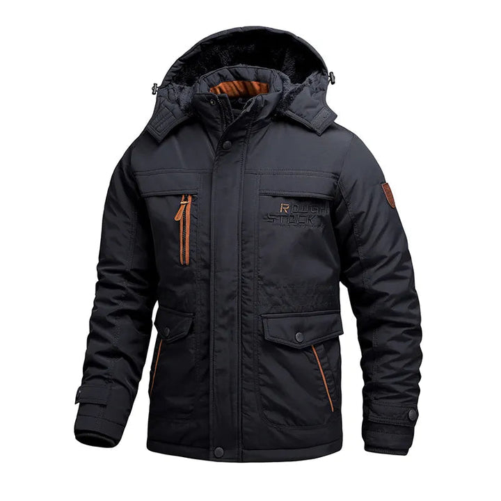 Henning | Herren Winterparka mit abnehmbarer Kapuze