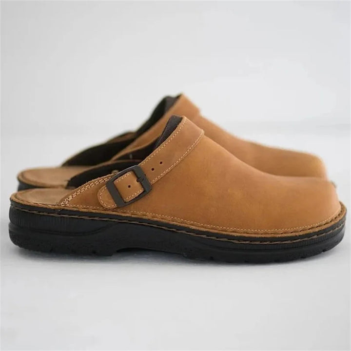 Arne | Herren Clogs mit Fußbett und Schnalle