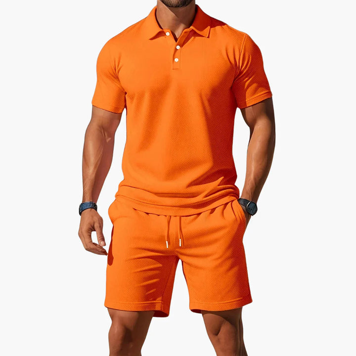Laurin | 2-teiliges Herren Polo Set mit Shorts
