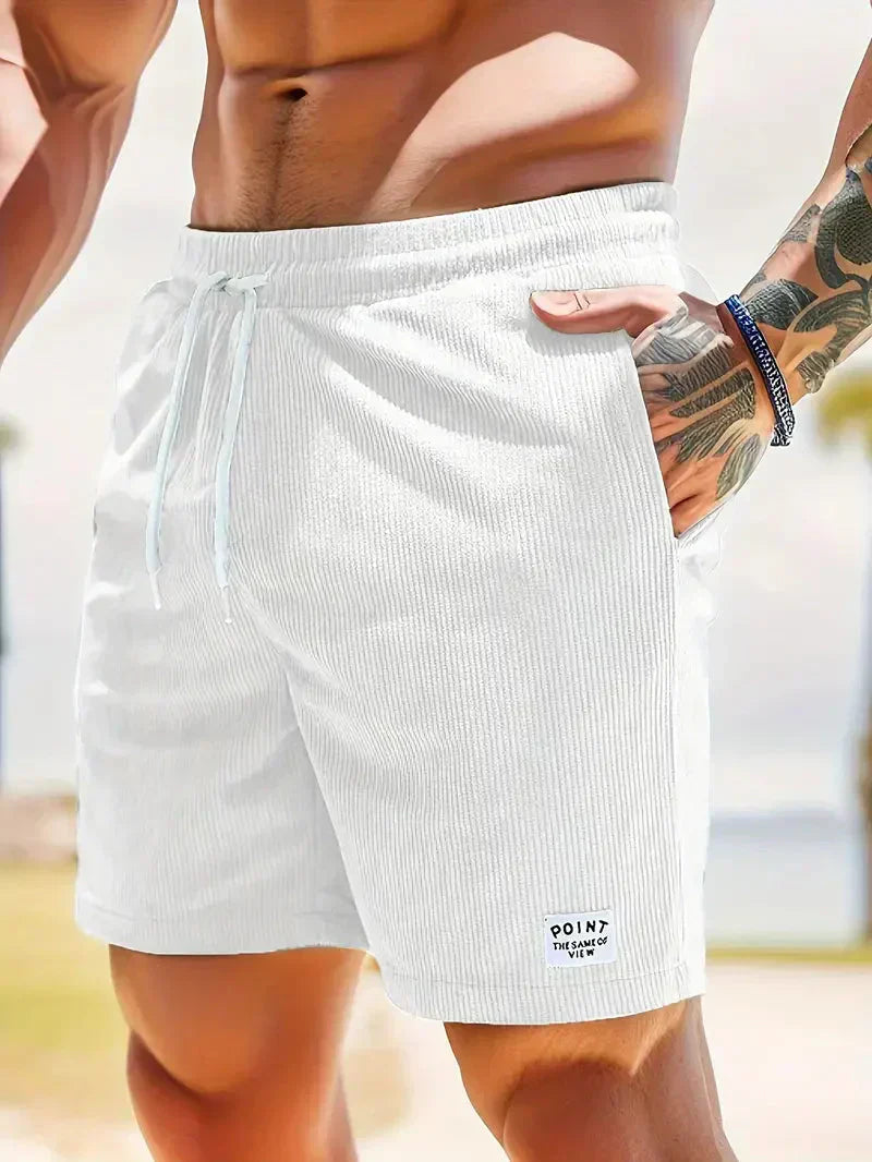 Clovis | Herren Cord Shorts mit Kordelzug