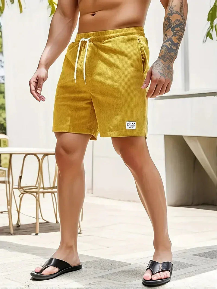Clovis | Herren Cord Shorts mit Kordelzug