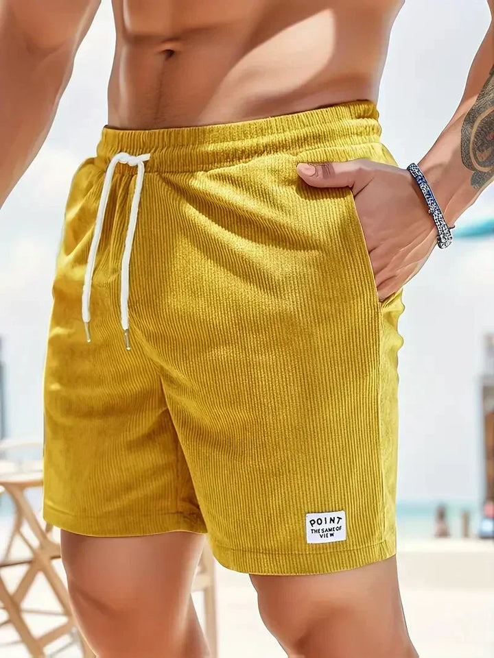 Clovis | Herren Cord Shorts mit Kordelzug