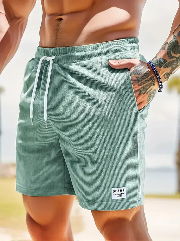 Clovis | Herren Cord Shorts mit Kordelzug