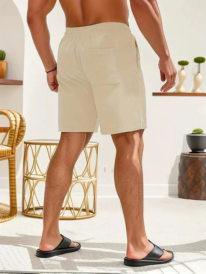 Clovis | Herren Cord Shorts mit Kordelzug