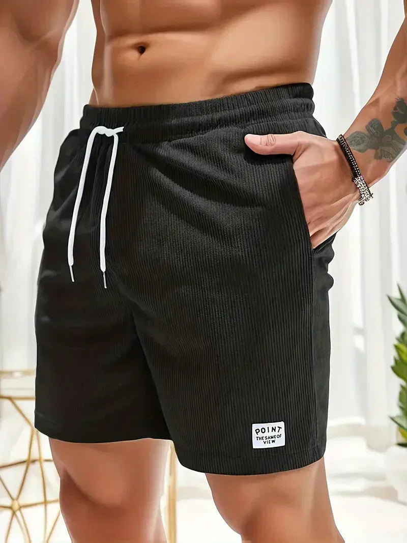 Clovis | Herren Cord Shorts mit Kordelzug