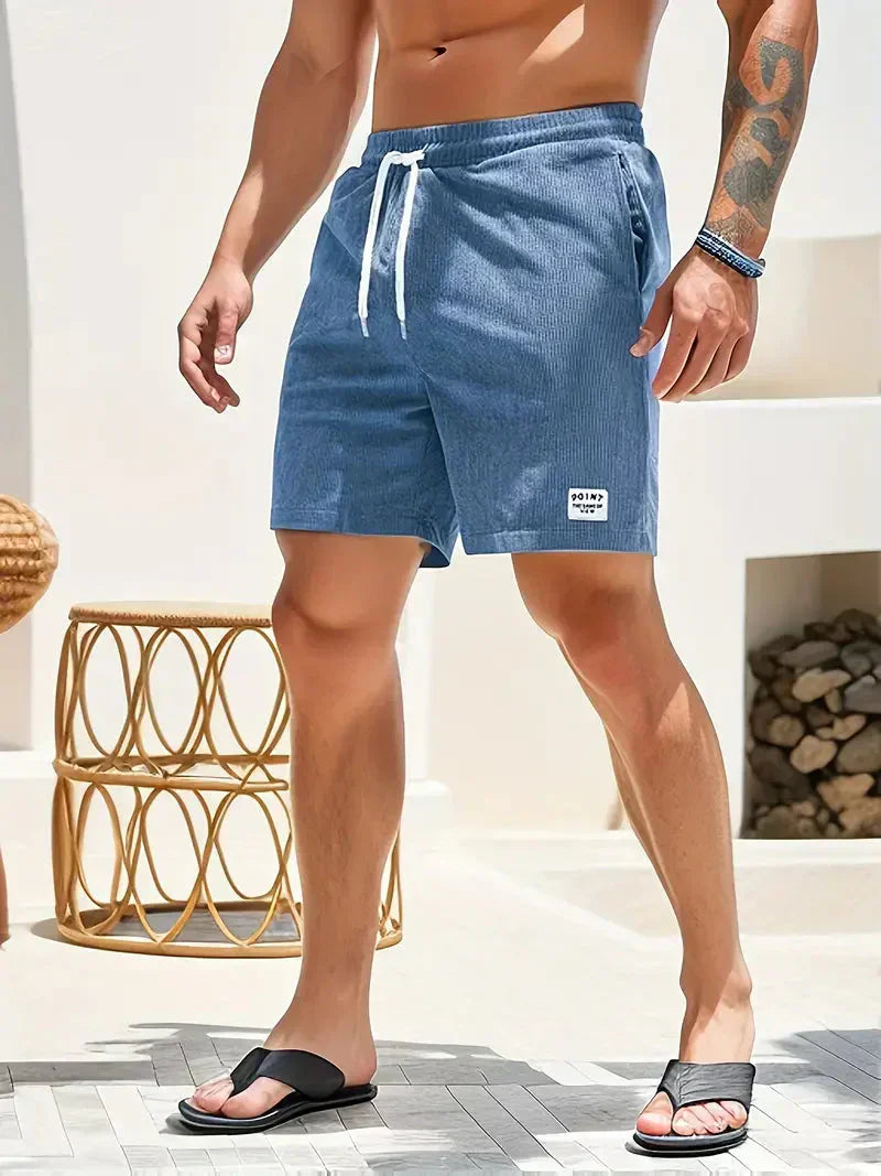 Clovis | Herren Cord Shorts mit Kordelzug
