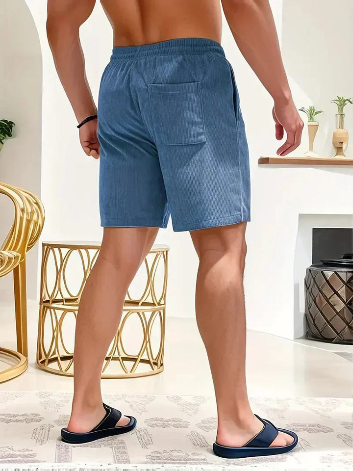 Clovis | Herren Cord Shorts mit Kordelzug