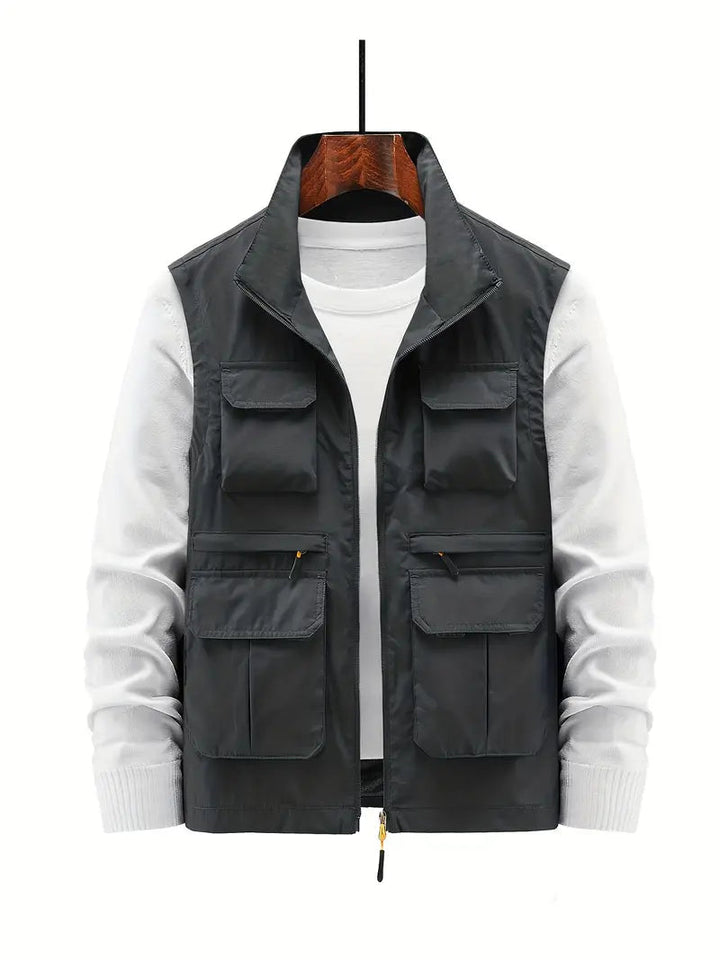 Marten | Herren Utility Weste mit Reißverschlusstaschen