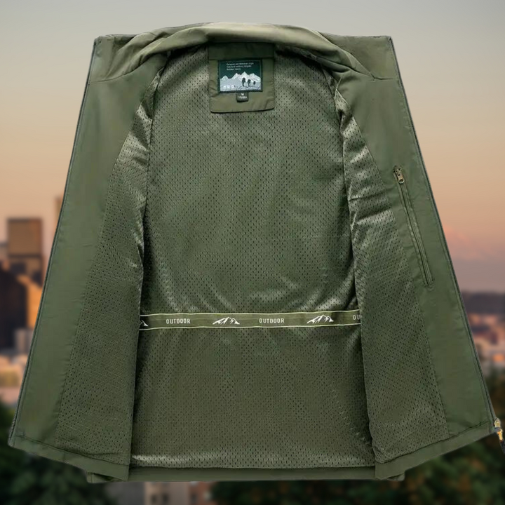Marten | Herren Utility Weste mit Reißverschlusstaschen