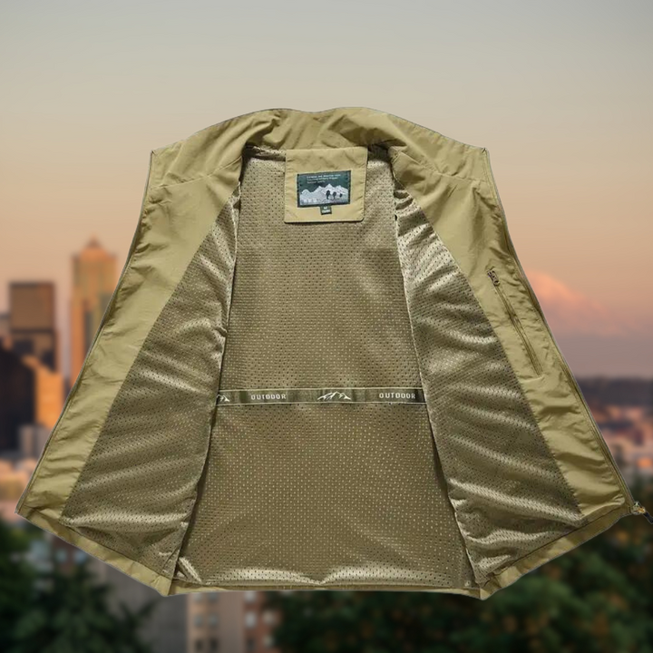 Marten | Herren Utility Weste mit Reißverschlusstaschen
