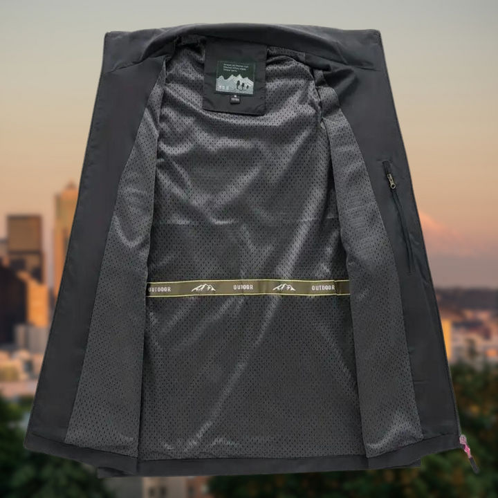 Marten | Herren Utility Weste mit Reißverschlusstaschen
