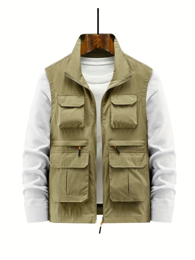 Marten | Herren Utility Weste mit Reißverschlusstaschen