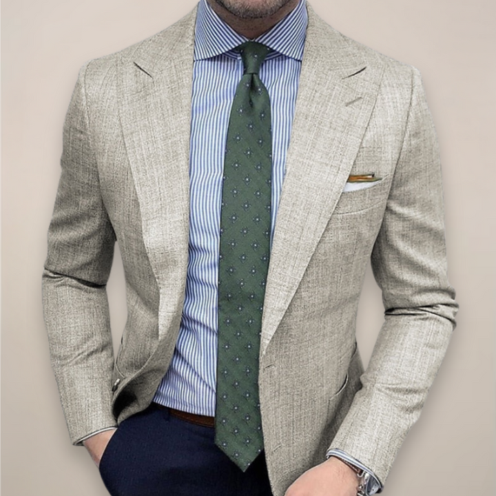Matthias | Herren Slim Fit Blazer mit Revers