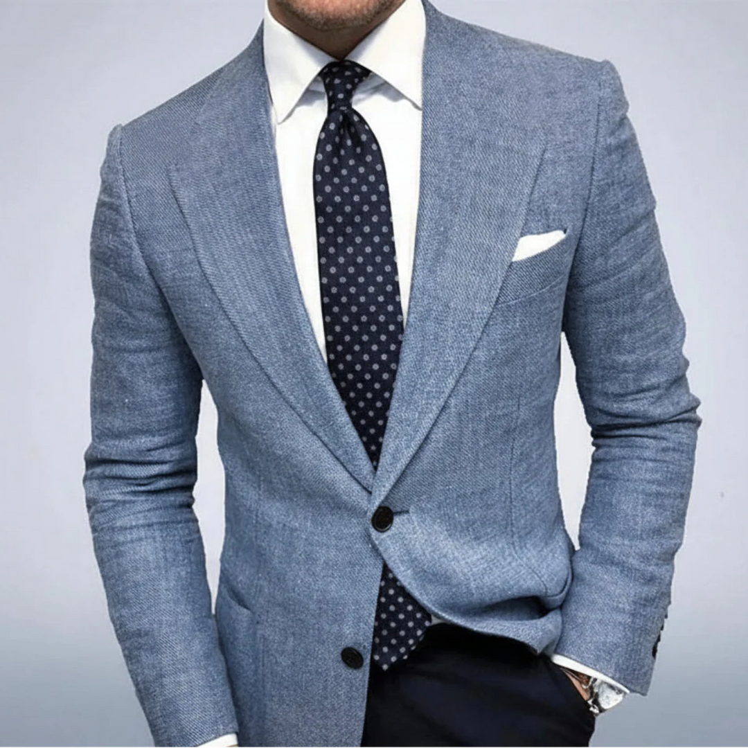 Matthias | Herren Slim Fit Blazer mit Revers