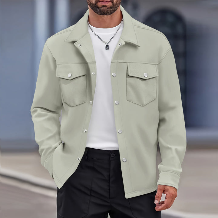Jonas | Herren Hemdjacke mit Brusttaschen