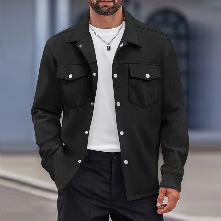Jonas | Herren Hemdjacke mit Brusttaschen