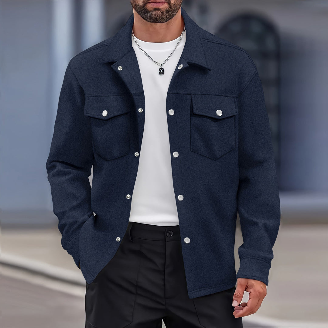 Jonas | Herren Hemdjacke mit Brusttaschen