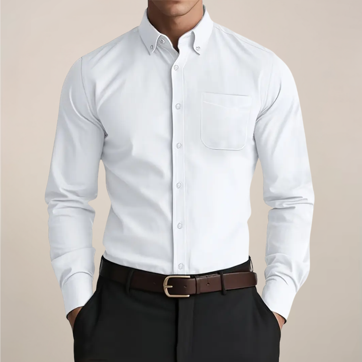 Kilian | Herren Slim Fit Hemd mit Button-Down-Kragen
