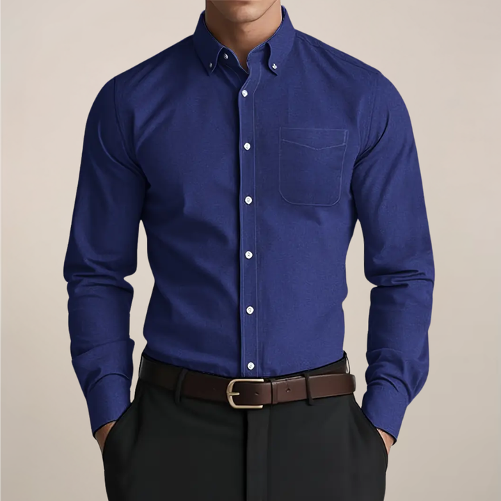Kilian | Herren Slim Fit Hemd mit Button-Down-Kragen