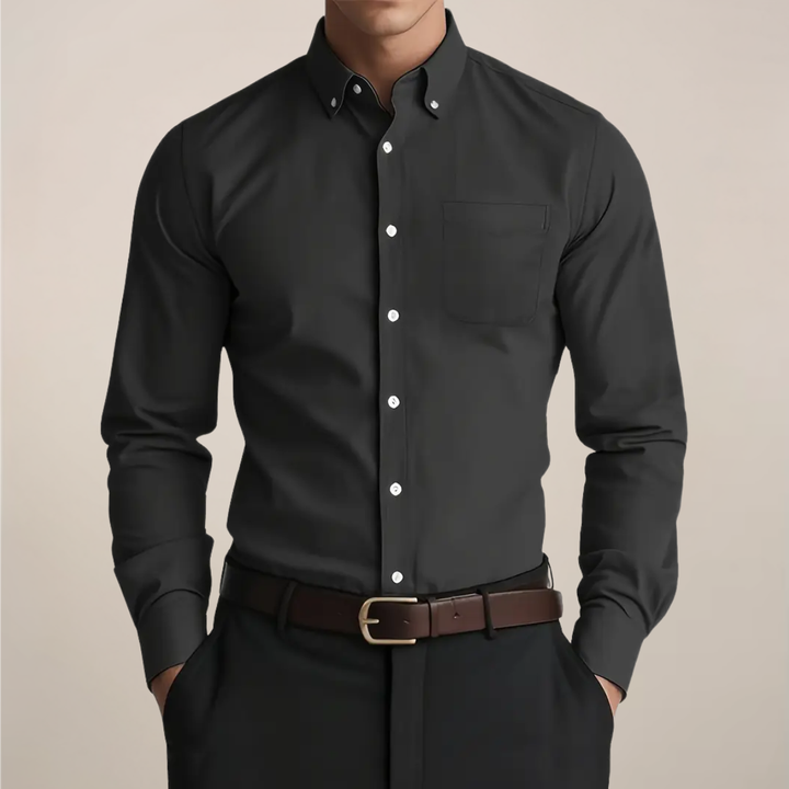 Kilian | Herren Slim Fit Hemd mit Button-Down-Kragen