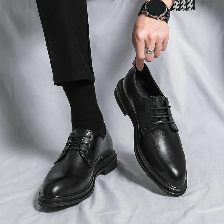 Robert | Herren Schnürschuhe mit glänzender Optik