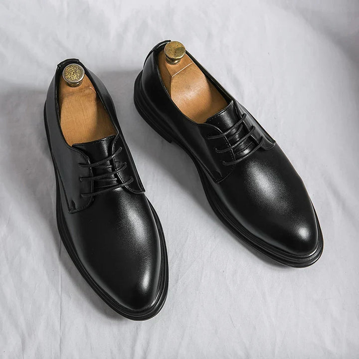 Robert | Herren Schnürschuhe mit glänzender Optik