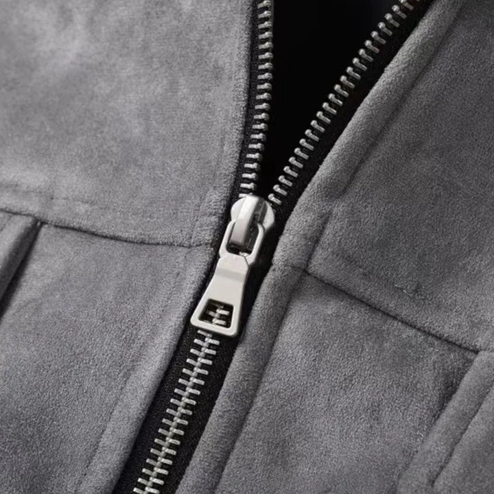 Herren Jacke mit Reißverschluss und Taschen | Langarm