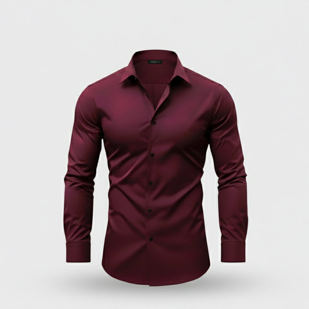 Herren Langarm Hemd mit Kragen | Formal