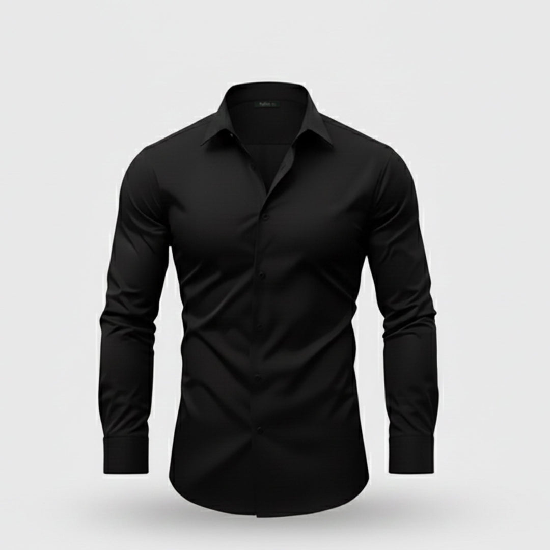 Herren Langarm Hemd mit Kragen | Formal