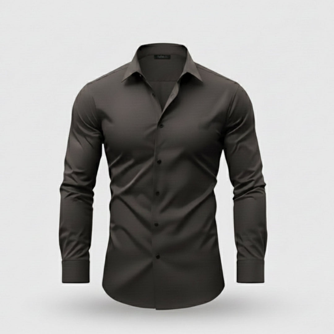 Herren Langarm Hemd mit Kragen | Formal