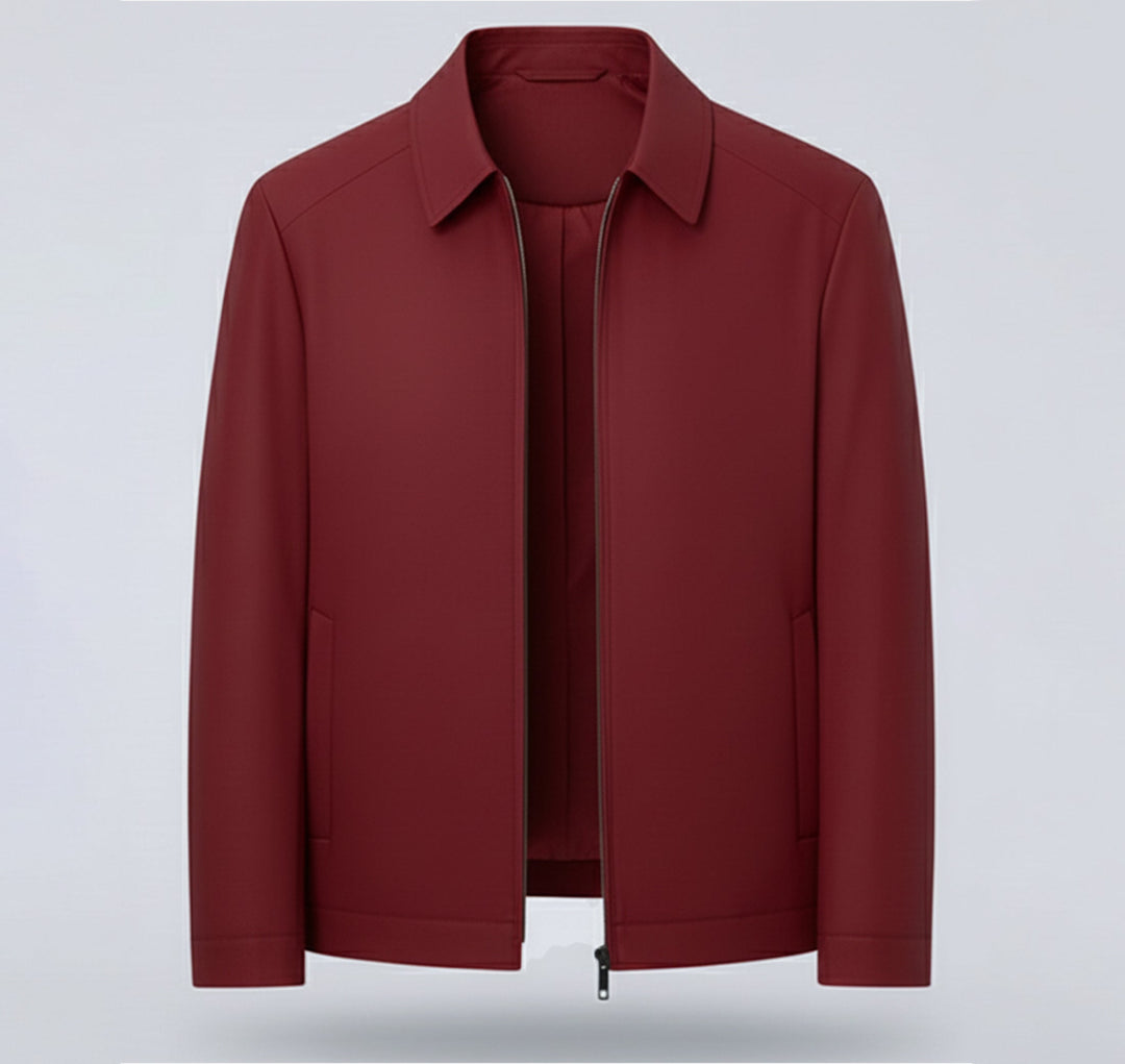 Herren Langarm Jacke mit Reißverschluss | Alltagsstil