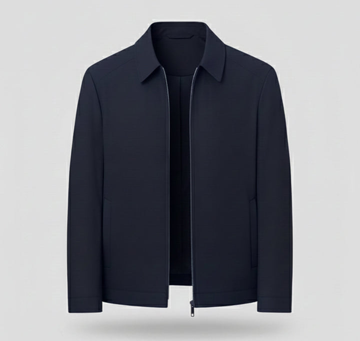 Herren Langarm Jacke mit Reißverschluss | Alltagsstil
