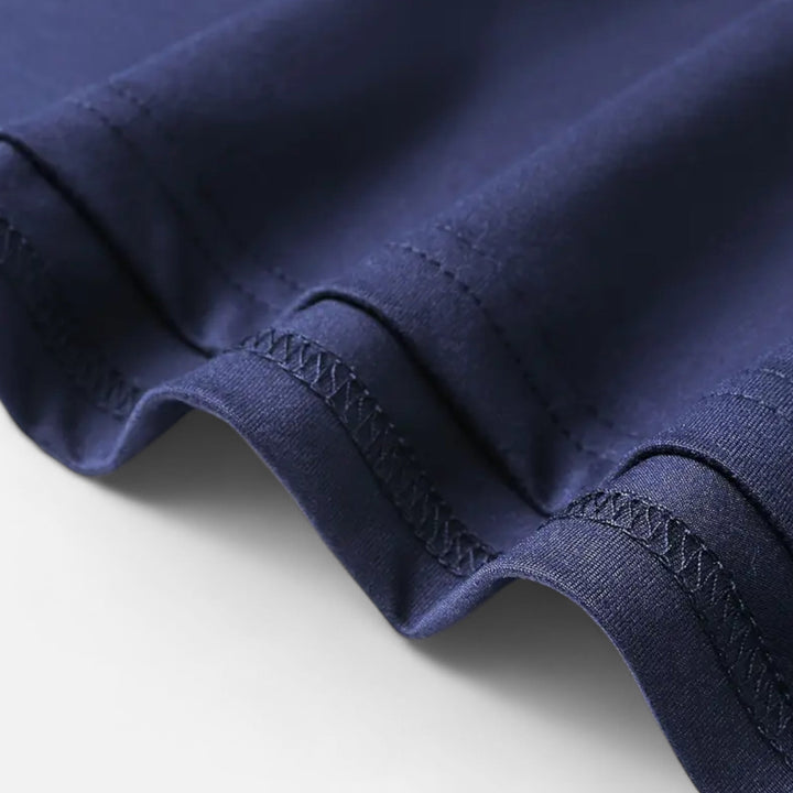 Herren Langarm Polo-Oberteil mit Kragen | Modern