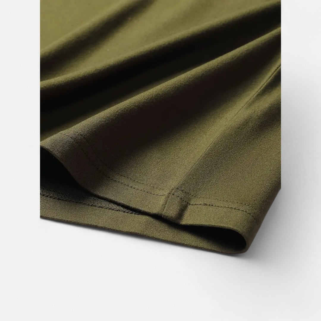 Herren Langarm Polo-Oberteil mit Kragen | Modern