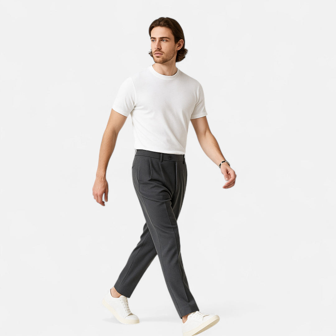 Herren Maßgeschneiderte Gerade Hose | Klassisch