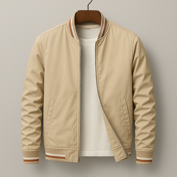 Bomberjacke für Herren mit Streifendetails