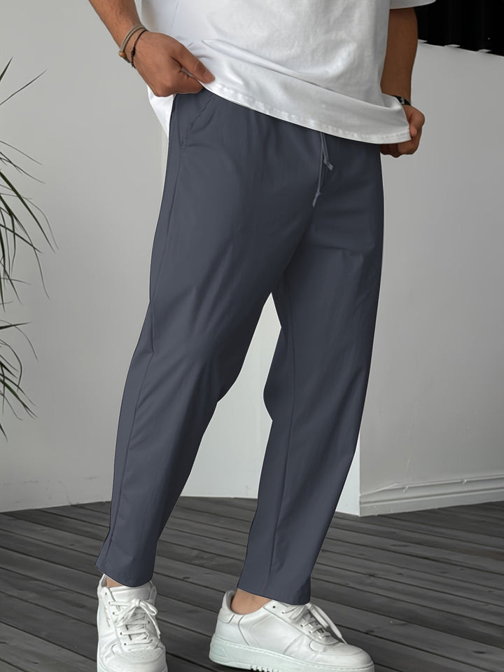 Niklas | Herren Tapered Fit Hose mit Kordelzug