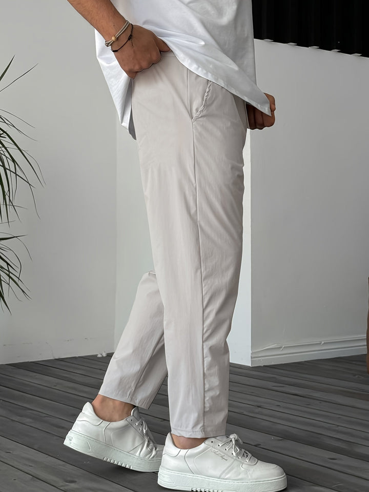 Niklas | Herren Tapered Fit Hose mit Kordelzug