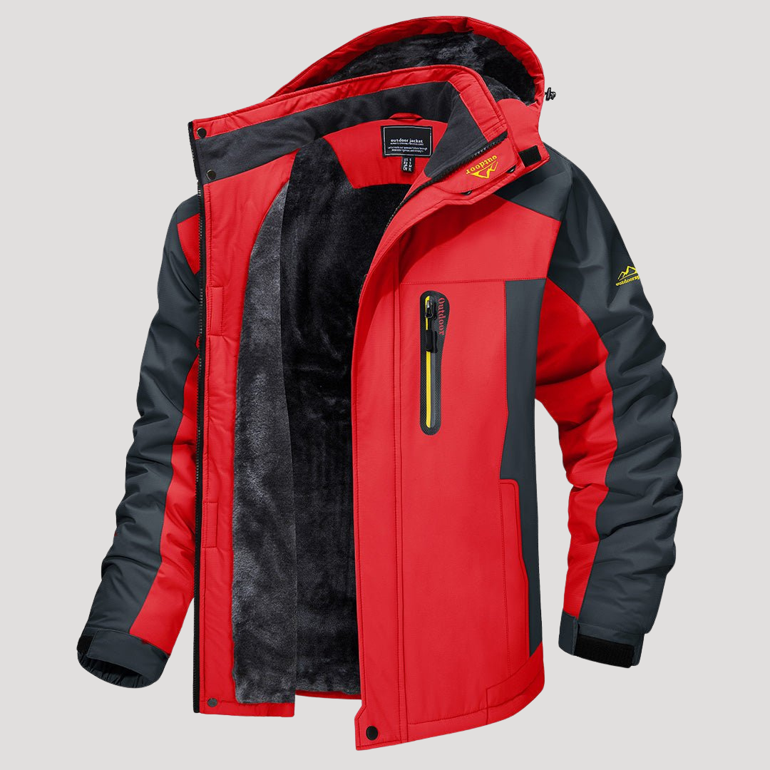 Jasper | Herren Outdoor Jacke mit abnehmbarer Kapuze