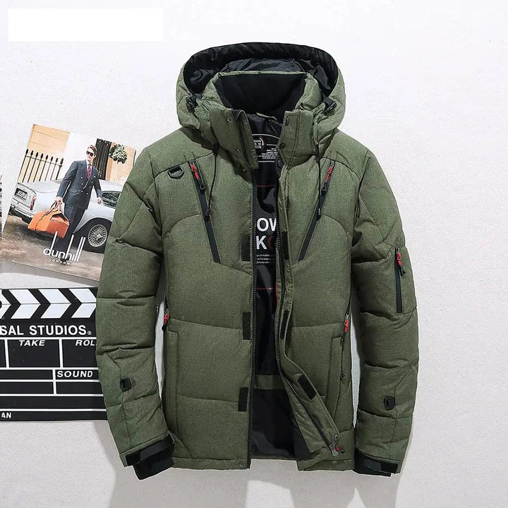 Felix | Men’s quilted jacket with hood