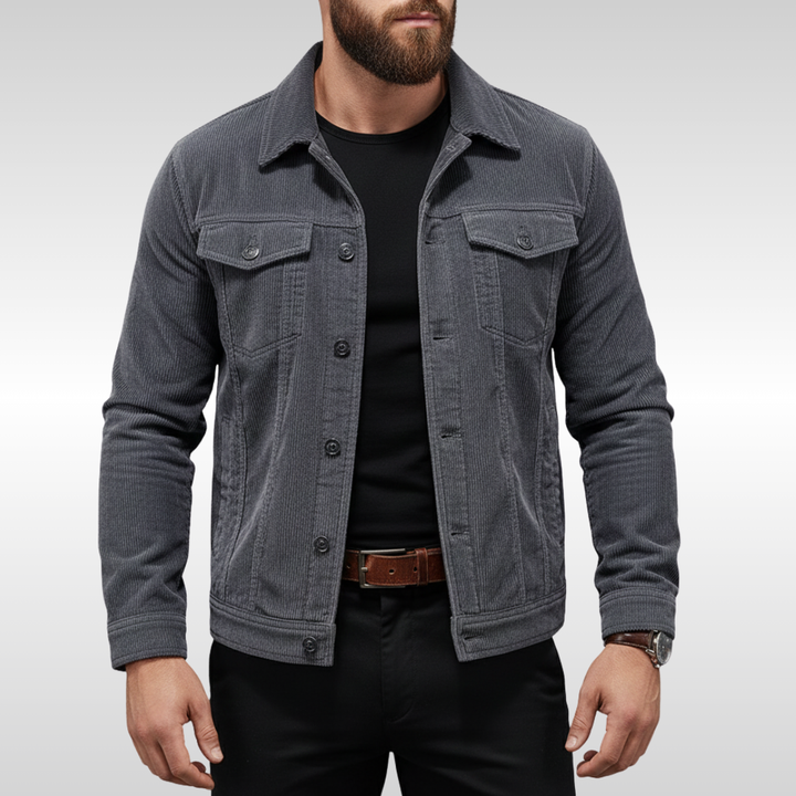 Lukas | Herren Cordjacke mit Brusttaschen