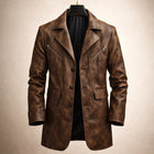 Egon | Herren strukturierte Biker Jacke