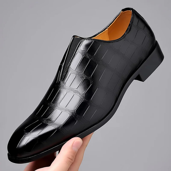 Oliver | Herren Slip-On Businessschuhe mit strukturierter Oberfläche