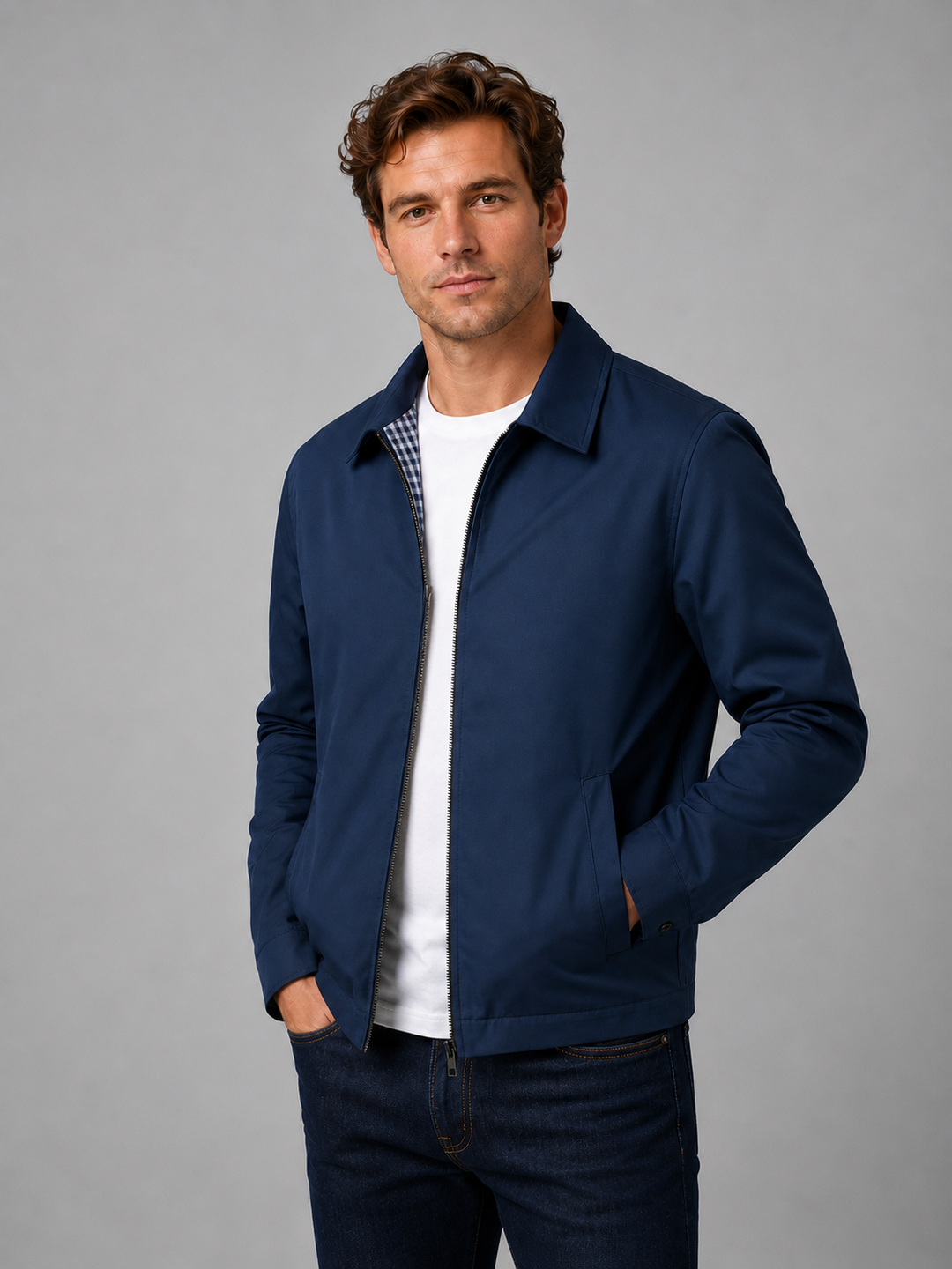 Levin | Herren Jacke mit Reißverschluss