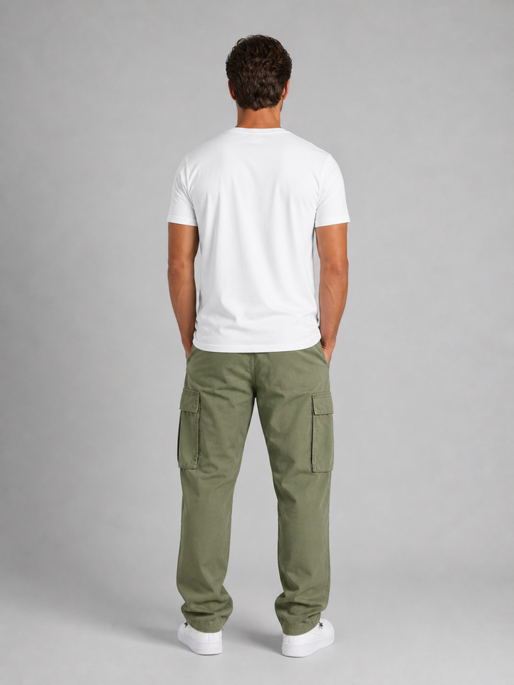 Elias | Herren Cargo-Hose mit lockerer Passform und Utility-Taschen