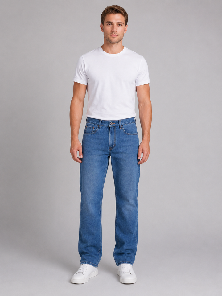 David | Herren Jeans mit geradem Bein