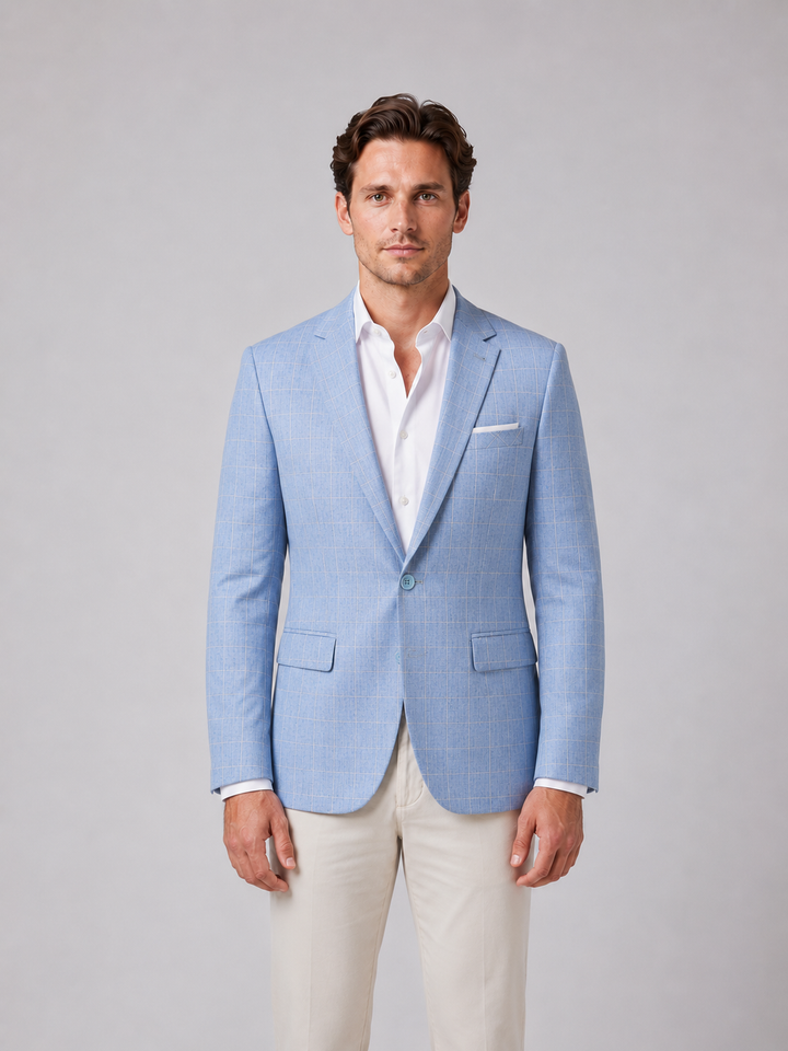 Frederik | Herren Blazer mit Karomuster