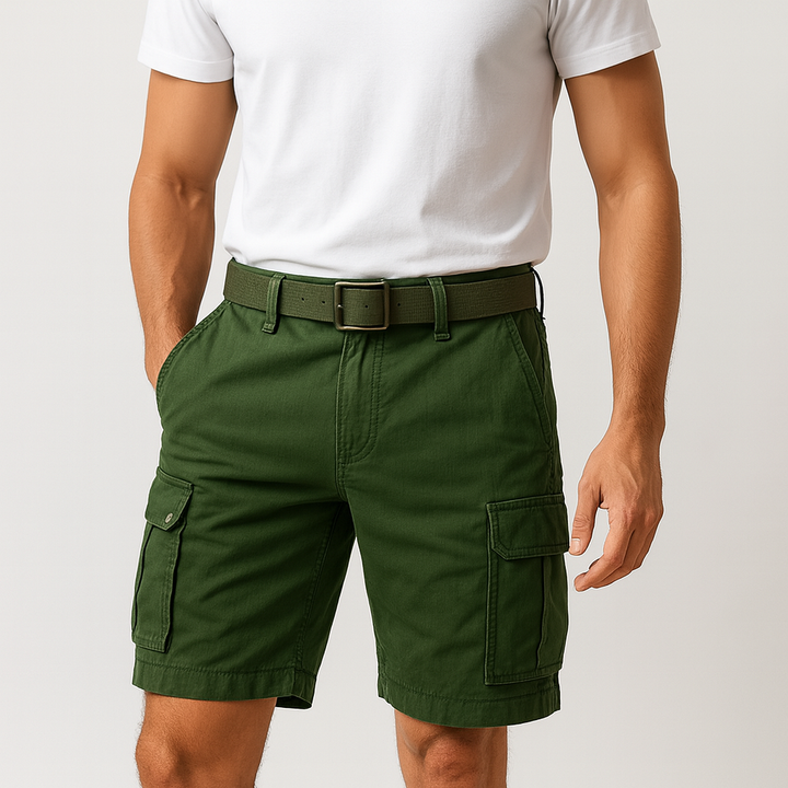 Rico | Herren Cargo Shorts mit Gürtel