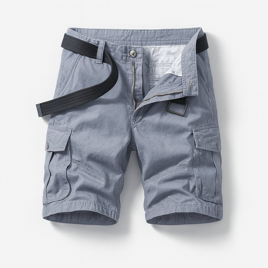 Rico | Herren Cargo Shorts mit Gürtel