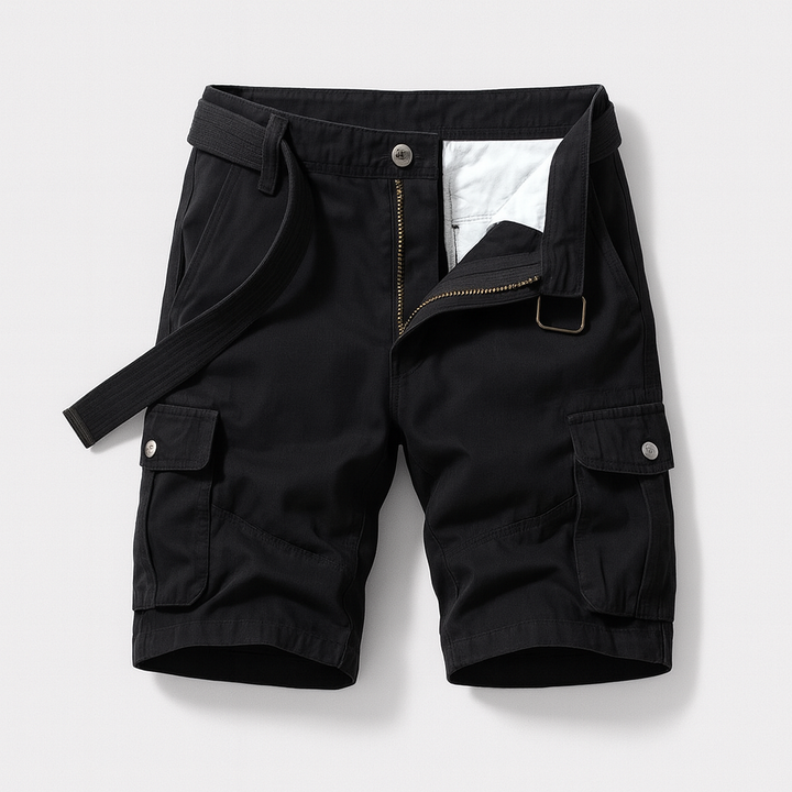 Rico | Herren Cargo Shorts mit Gürtel